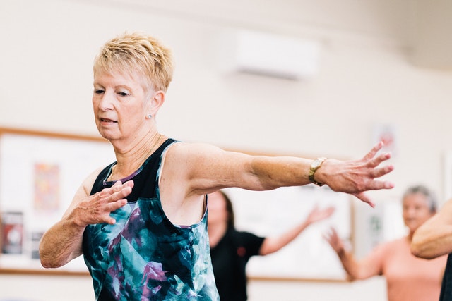 Woman exercising